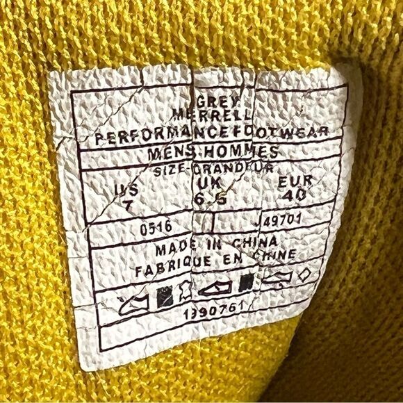 Mens MERRELL 1SIX8 Mid Grey Athletic Sneakers / Size 7 - Picture 10 of 10